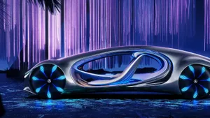 Futuristic Car Dashboard With Advanced Technology Wallpaper