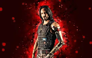 Futuristic Cast Of Characters On The Streets Of Night City In Cyberpunk 2077 Wallpaper