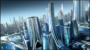 Futuristic City Wallpaper