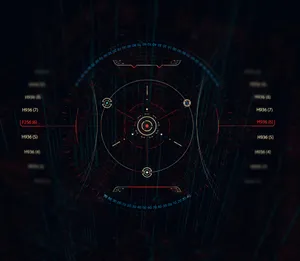 Futuristic Computer Technology Interface Wallpaper