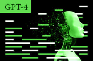 Futuristic Digital Landscape With Gpt-4 Technology Wallpaper