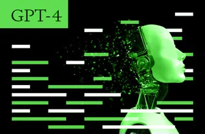 Futuristic Digital Landscape With Gpt-4 Technology Wallpaper