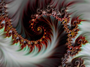 Futuristic Fractal Art Wallpaper