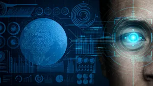 Futuristic Global Surveillance Concept Wallpaper