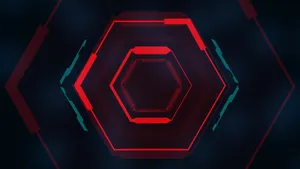 Futuristic_ Hexagon_ Abstract_ Background Wallpaper
