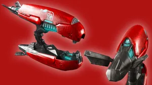 Futuristic Plasma Rifle In Action Wallpaper