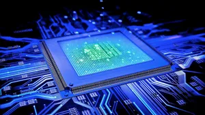 Futuristic Processor Circuit Board Wallpaper