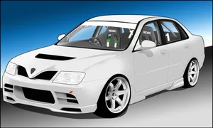 Futuristic Proton Concept Car Wallpaper