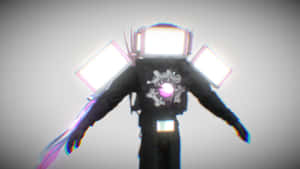 Futuristic_ Television_ Head_ Robot Wallpaper