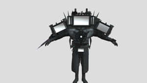 Futuristic_ Television_ Manipulator_ Robot Wallpaper