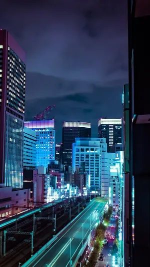 Futuristic Tokyo Cityscape Wallpaper