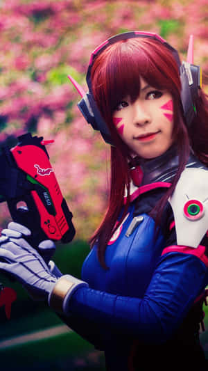 Futuristic_ Warrior_ Cosplay_ Portrait Wallpaper