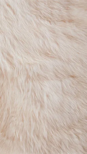 Fuzzy Off-white Fur Wallpaper