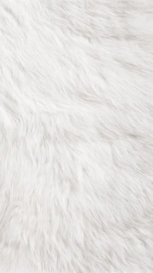 Fuzzy White Fur Wallpaper