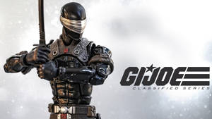 G.i. Joe Snake Eyes Figure Cover Wallpaper