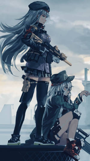 G11 And Hk416 Girls Frontline Wallpaper