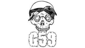 G59 Skull Logo Design Wallpaper