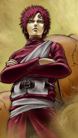 Gaara Iphone Imposing Wallpaper