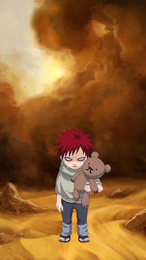 Gaara Iphone Little Boy Wallpaper