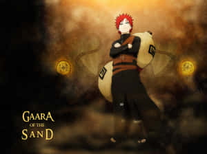 Gaara Naruto Anime Sowrd And Sand Wallpaper