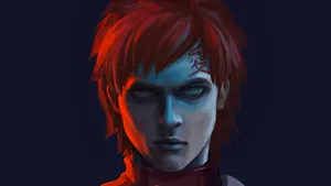 Gaara Of The Sand: The Powerful Ninja Of Sunagakure Wallpaper