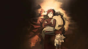 Gaara Silhouette At Dusk Wallpaper