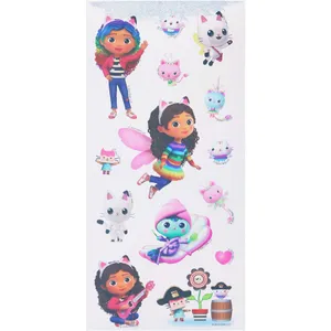 Gabby Dollhouse Characters Stickers Wallpaper