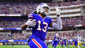 Gabe Davis Buffalo Bills Celebration Wallpaper