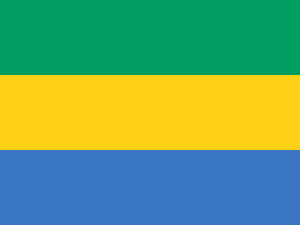 Gabon Flag Vector Wallpaper