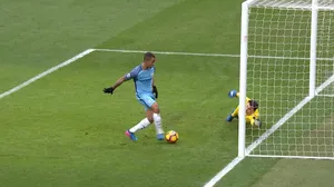 Gabriel Jesus Ready To Score Goal Wallpaper