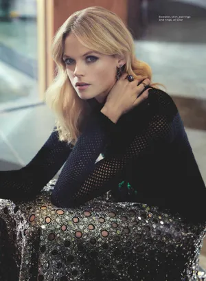 Gabriella Wilde Posing In A Fashion Photoshoot Wallpaper