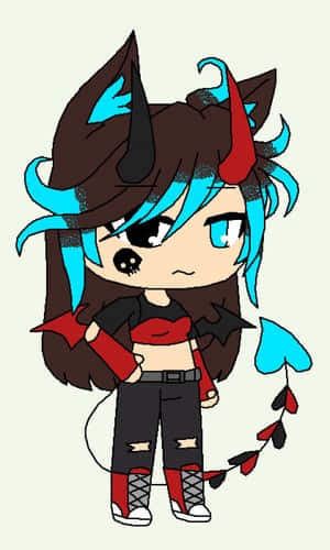 Gacha_ Baddie_ Character_ Design Wallpaper