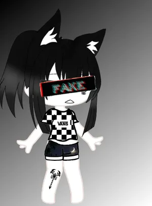 Gacha Baddie Fake V R Glasses Wallpaper