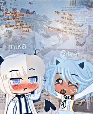 Gacha Club Couple Wallpaper