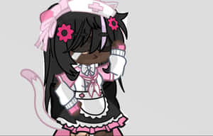 Gacha Life Nurse Character Wallpaper