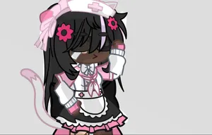 Gacha Life Nurse Character Wallpaper