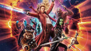 Gadgets, Groot And Guns: Star-lord And The Guardians Return For An Awesomely-action-packed Adventure Wallpaper