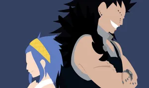 Gajeel Redfox Ready For Battle Wallpaper