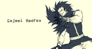 Gajeel Redfox Unleashing His Power Wallpaper