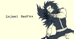 Gajeel Redfox Unleashing His Power Wallpaper