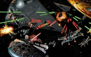 Galactic Confrontation: Ultimate Space Warfare Wallpaper