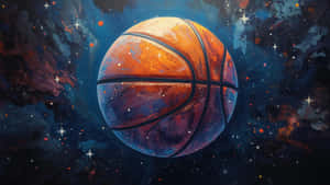 Galaxy Basketball Art Wallpaper