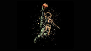 Galaxy Basketball Dunk Wallpaper