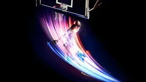 Galaxy Basketball Dunk Wallpaper