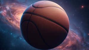 Galaxy Basketball In Space Wallpaper