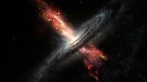 Galaxy Collision In Space 2560x1440 Wallpaper