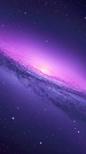 Galaxy In Light Purple Iphone Wallpaper