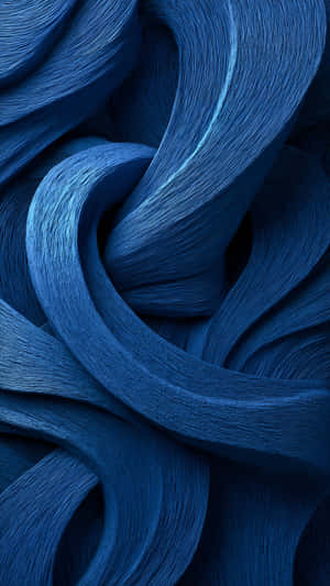 Galaxy Z Flip 7 Blue Wallpaper Wallpaper