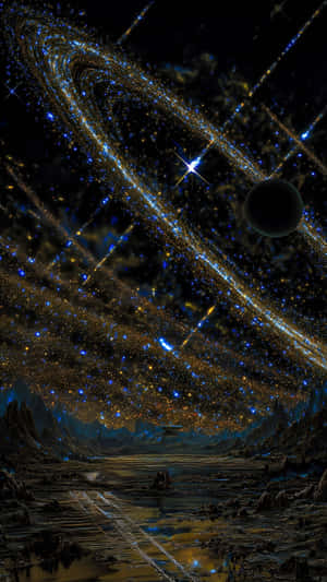 Galaxy Z Flip 7 Space Wallpaper Wallpaper