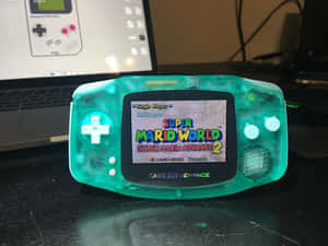 Game Boy Advance Playing Super Mario World Wallpaper